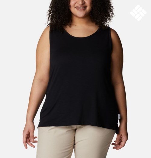 Maiouri Columbia PFG Slack Apa Knit II Dama Negrii | Plus Size XP890AZQM